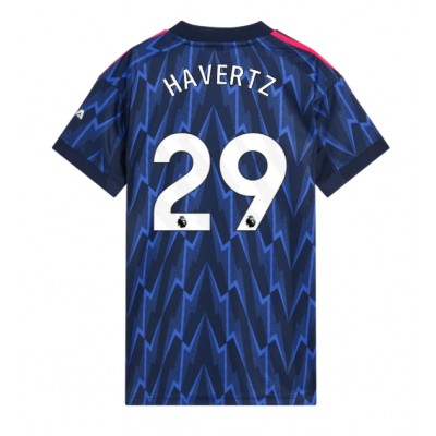Fotballdrakt Dame Arsenal Kai Havertz #29 Bortedrakt 2025-26 Kortermet Fotballdrakt Dame Arsenal Kai Havertz #29 Bortedrakt 2025-26 Kortermet